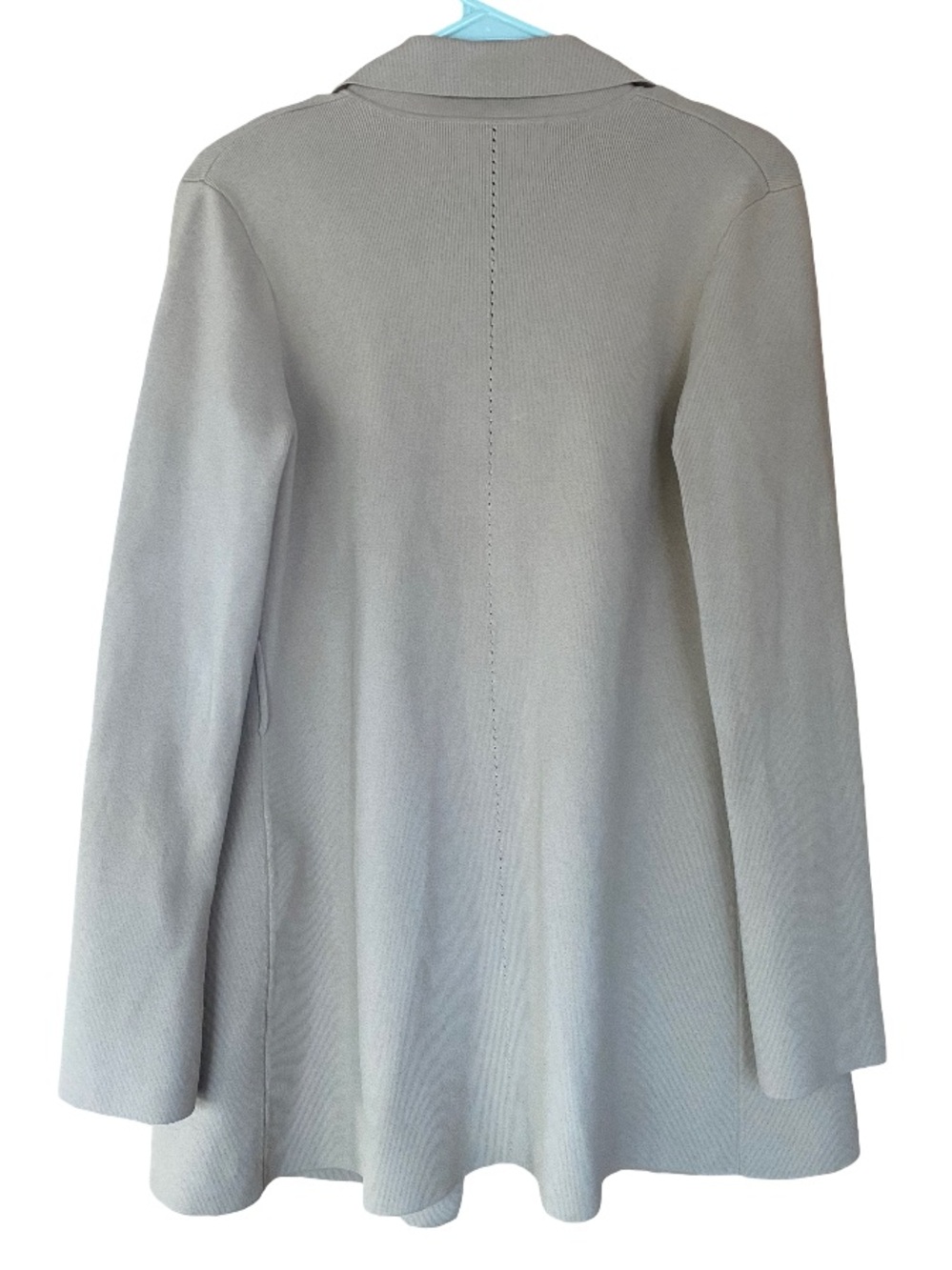M.M. LaFleur Merritt wrap viscose spandex Jardigan in cream latte size medium - Picture 3 of 7
